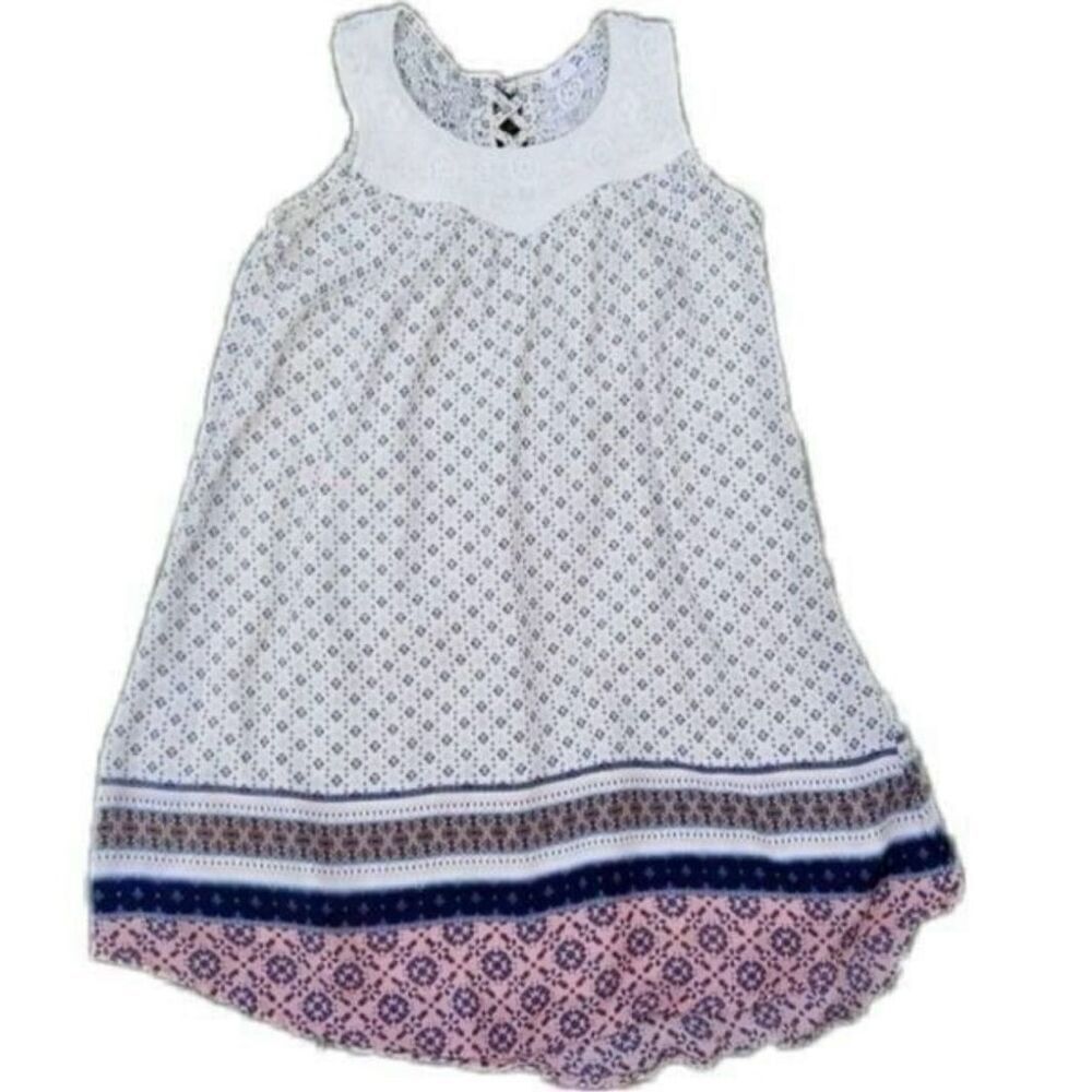 Eyeshadow girls 10 boho dress sleeveless summer lace bohemian moroccan casual